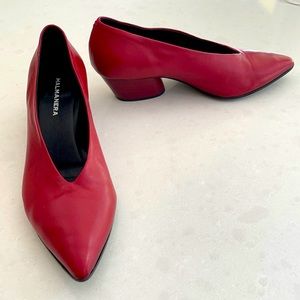 Julienne Leather Pump by Halmanera